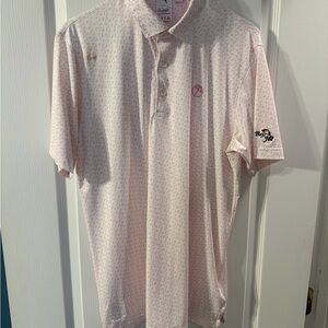 PUMA Arnold Palmer Pink Umbrella Polo Shirt